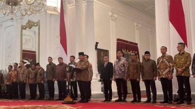 Daftar Lengkap Susunan Menteri dan Wakil Menteri Kabinet Merah Putih Prabowo-Gibran