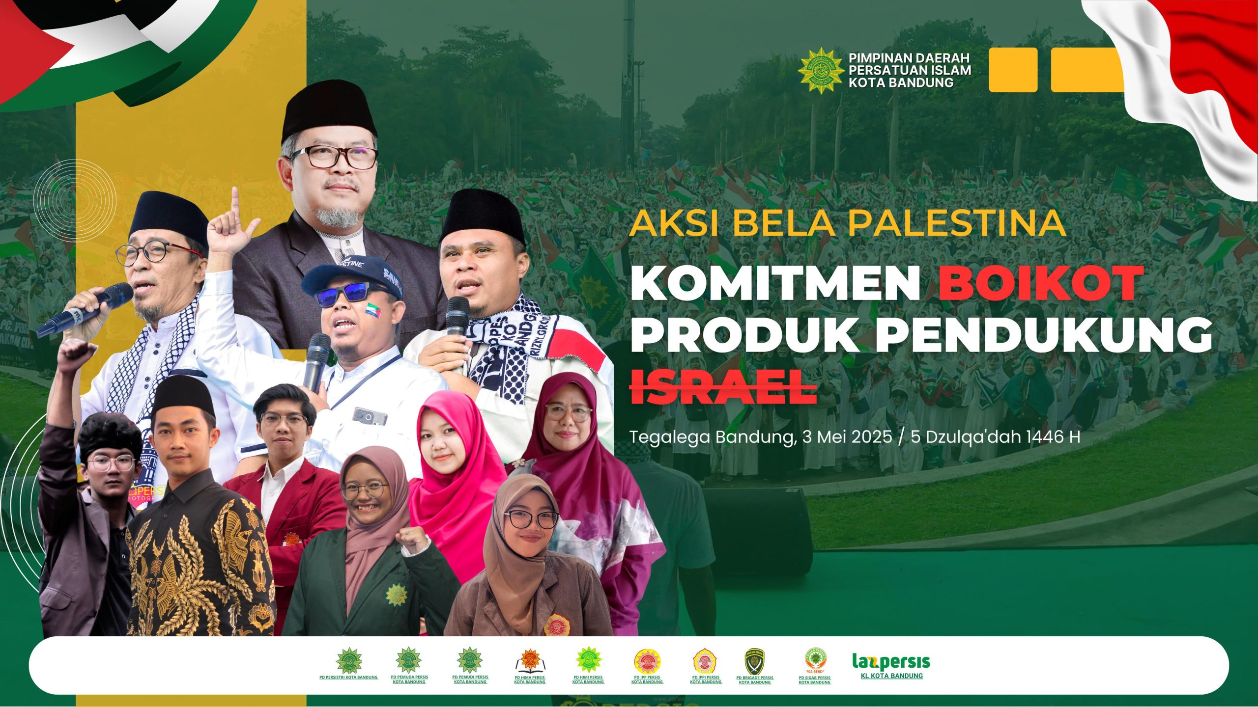 PERSIS kota Bandung gelar aksi bela Palestina 