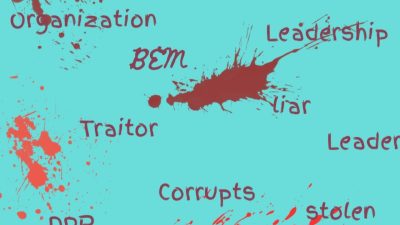 Teriak Mengecam Korupsi Lari Mengambil Uang Organisasi