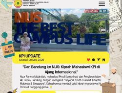 Mahasiswi KPI IAI Persis Bandung Ikut Beyond Youth Summit Chapter Malaysia & Singapore
