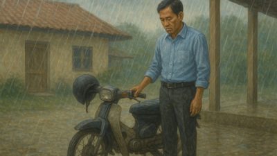 Langkah Sunyi Seorang Bapak