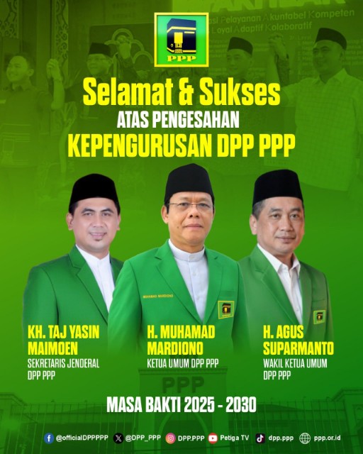 PPP Akhirnya Satu Kiblat, Satu Ka’bah