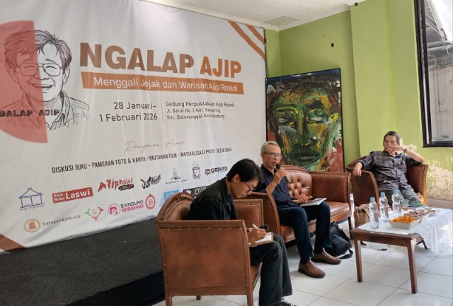 NGALAP AJIP Digelar di Bandung, Bahas Warisan Sastra dan Identitas Kesundaan Ajip Rosidi