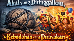 "Akal yang Ditinggalkan, Kebodohan yang Dirayakan"