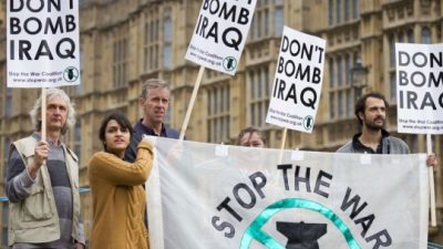 Ratusan Demonstran Padati Parlemen Inggris, Tuntut Hentikan Operasi Militer AS-Israel terhadap Iran