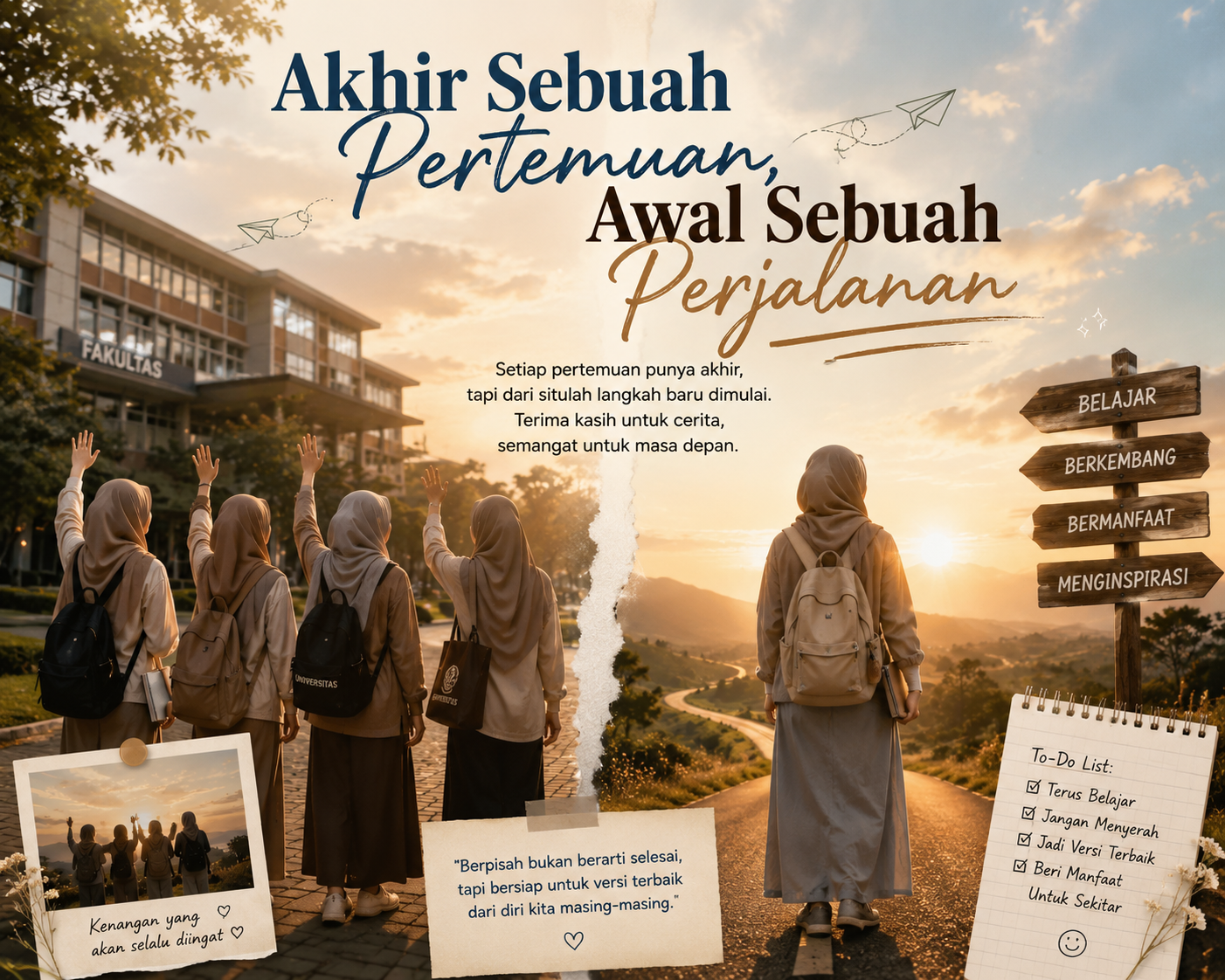 Akhir sebuah pertemuan, awal sebuah perjalanan