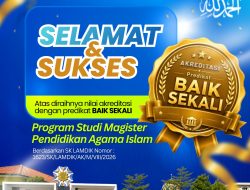 Program Studi Magister Pendidikan Agama Islam (S2 PAI) IAI PERSIS Bandung Resmi Meraih Predikat BAIK SEKALI